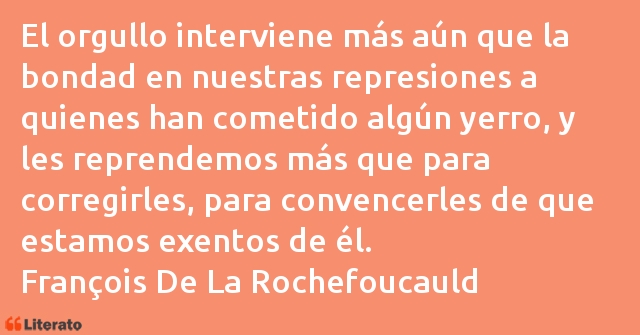 Frases de Francisco de La Rochefoucauld