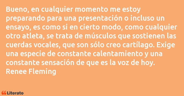 Frases de Renee Fleming