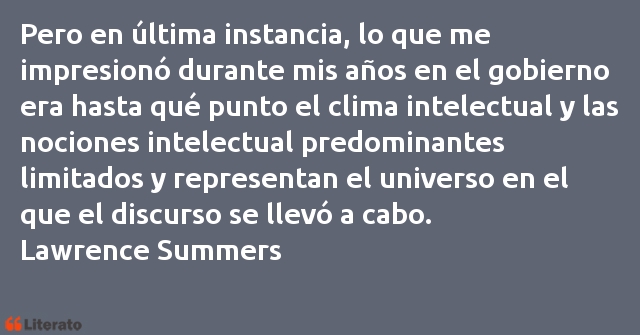 Frases de Lawrence Summers