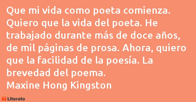 Frases de Maxine Hong Kingston