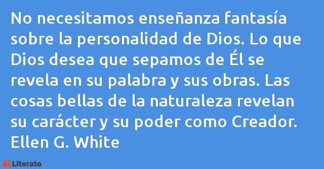 Frases de Ellen G. White