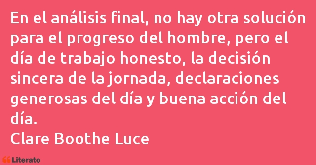 Frases de Clare Boothe Luce