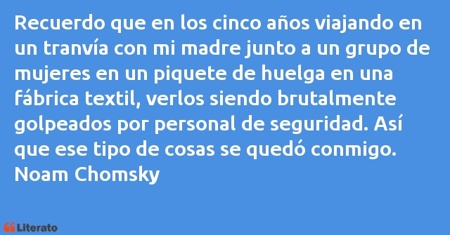 Frases de Noam Chomsky