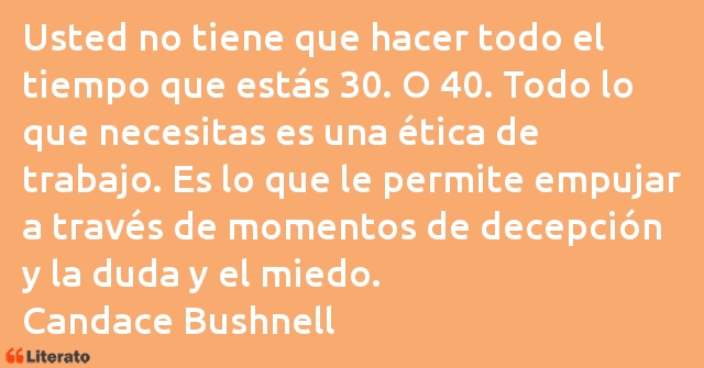 Frases de Candace Bushnell