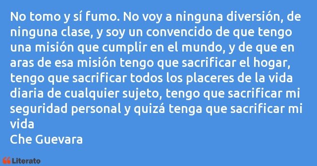 Frases de Che Guevara