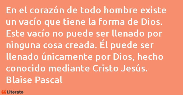 Frases de Blaise Pascal