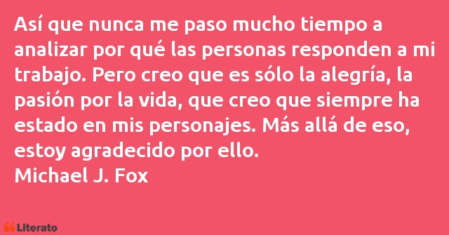 Frases de Michael J. Fox