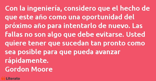 Frases de Gordon Moore