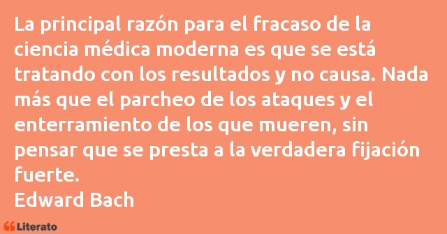 Frases de Edward Bach