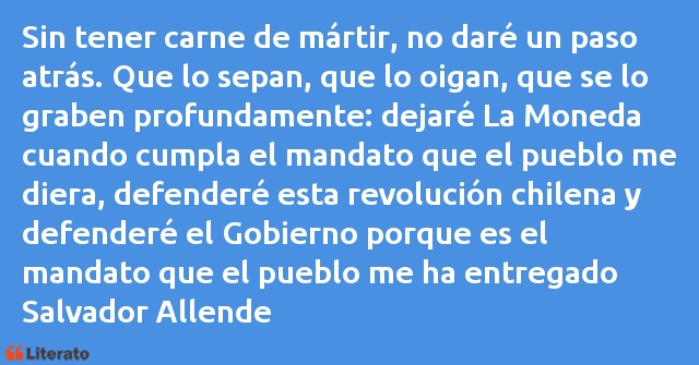 Frases de Salvador Allende