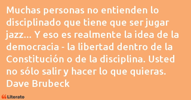 Frases de Dave Brubeck