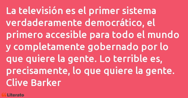 Frases de Clive Barker