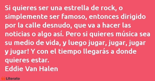 Frases de Eddie Van Halen