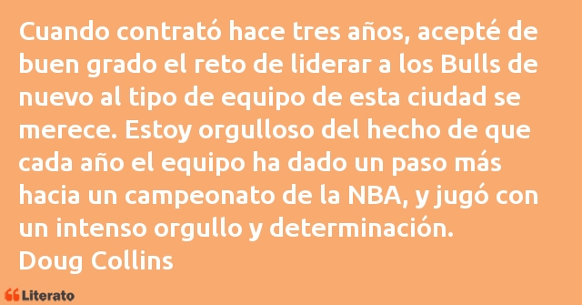 Frases de Doug Collins