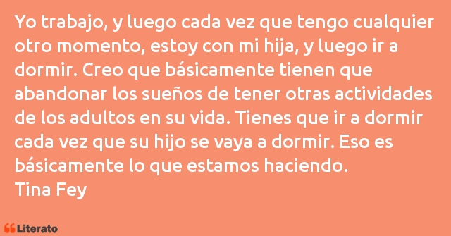 Frases de Tina Fey