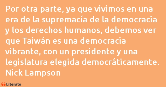 Frases de Nick Lampson