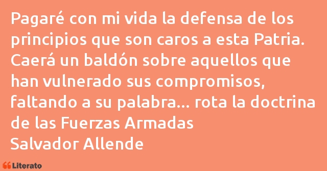 Frases de Salvador Allende