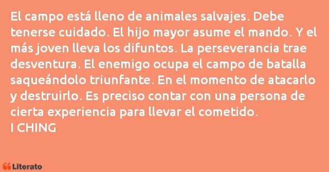 Frases de I CHING