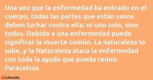 Frases de Paracelso