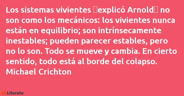 Frases de Michael Crichton