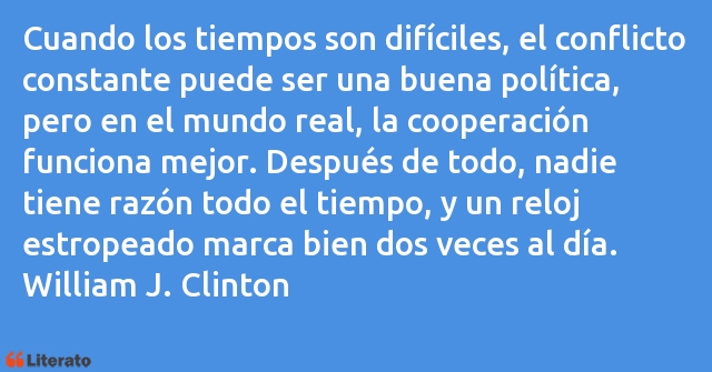 Frases de Bill Clinton