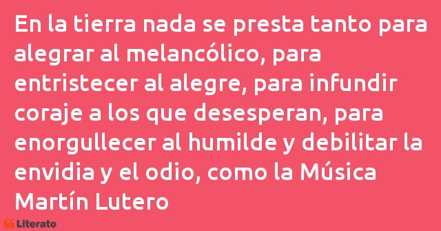 Frases de Martín Lutero