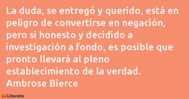 Frases de Ambrose Bierce