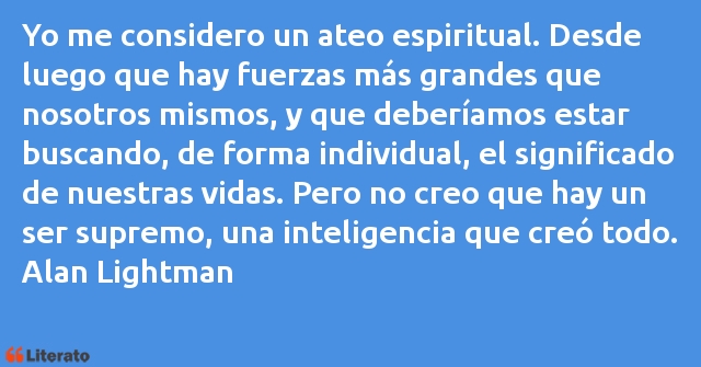 Frases de Alan Lightman