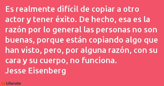 Frases de Jesse Eisenberg