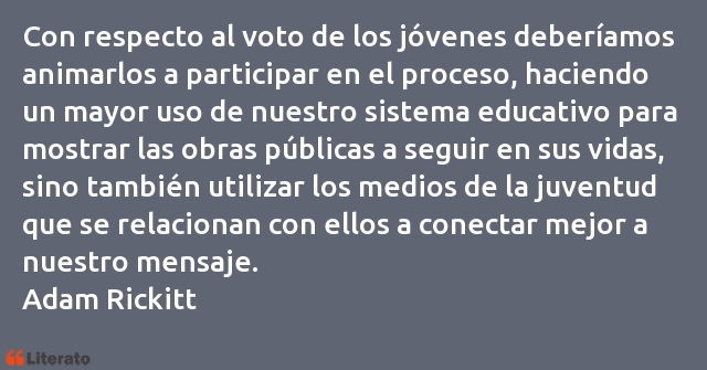 Frases de Adam Rickitt