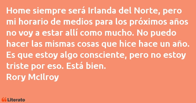 Frases de Rory McIlroy