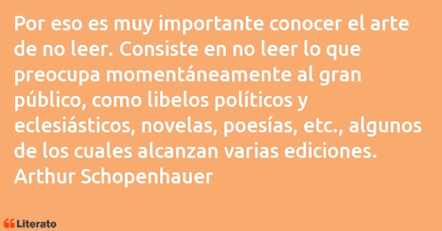 Frases de Arthur Schopenhauer