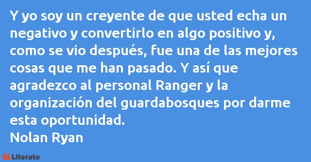 Frases de Nolan Ryan