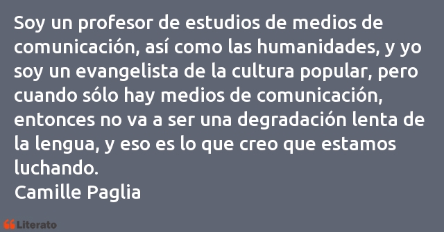 Frases de Camille Paglia