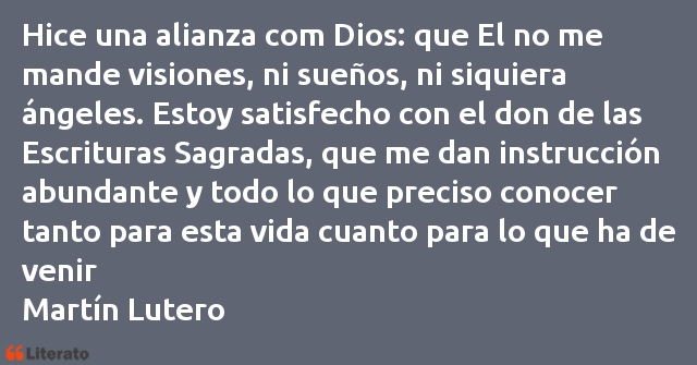 Frases de Martín Lutero