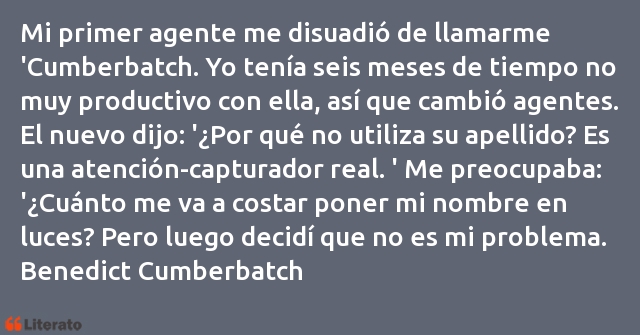 Frases de Benedict Cumberbatch