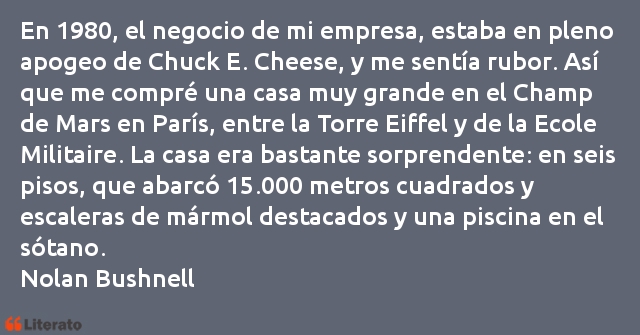 Frases de Nolan Bushnell