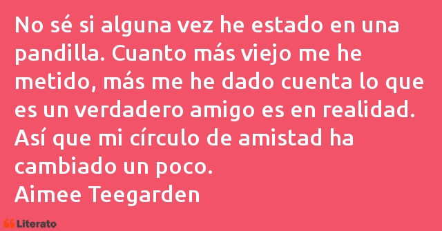 Frases de Aimee Teegarden