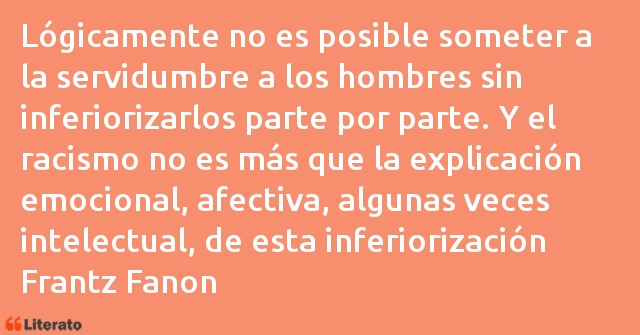 Frases de Frantz Fanon