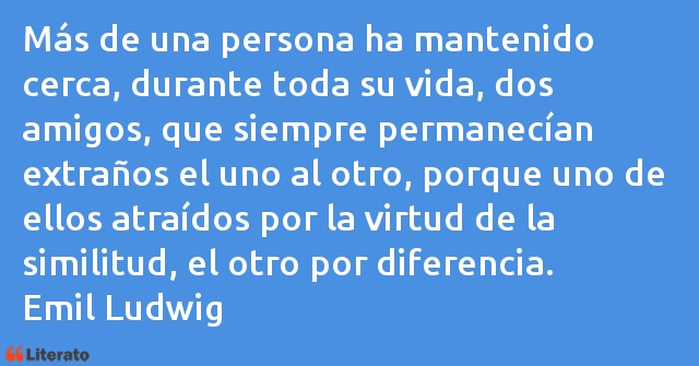 Frases de Emil Ludwig