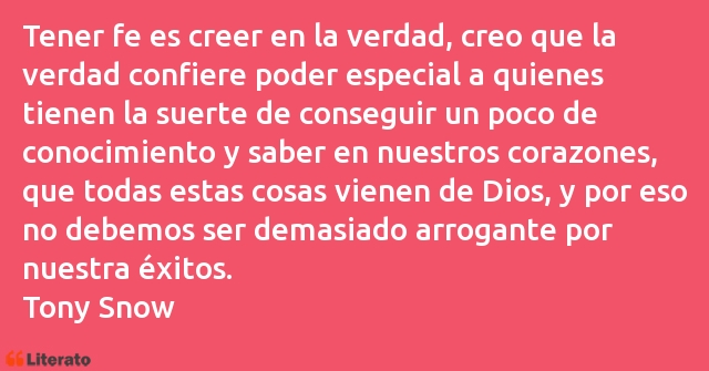 Frases de Tony Snow