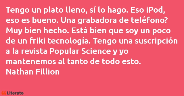 Frases de Nathan Fillion