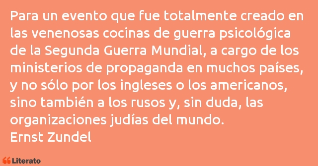 Frases de Ernst Zundel