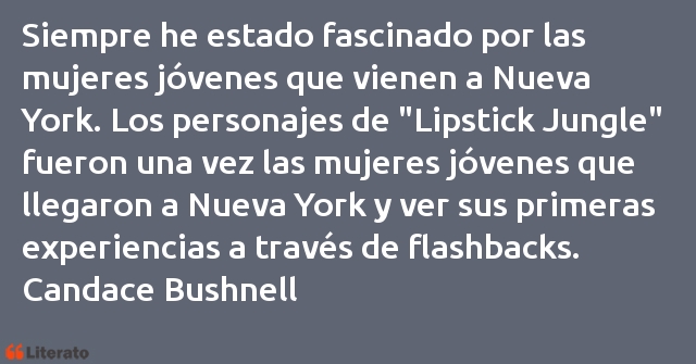 Frases de Candace Bushnell