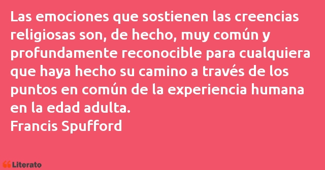 Frases de Francis Spufford