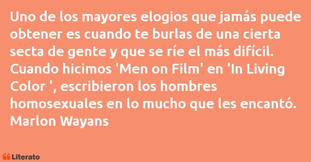 Frases de Marlon Wayans