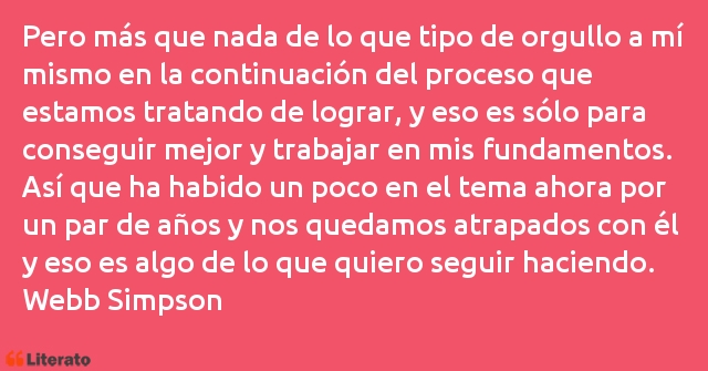 Frases de Webb Simpson