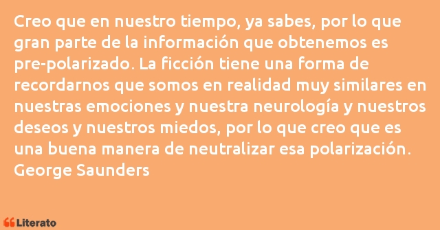 Frases de George Saunders