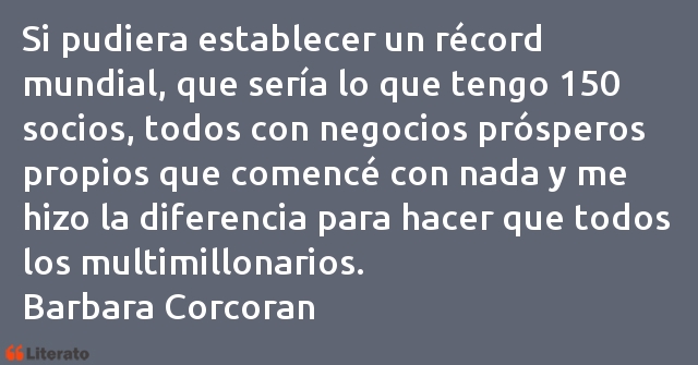 Frases de Barbara Corcoran