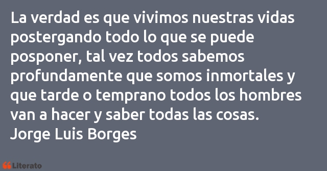 Frases de Jorge Luis Borges